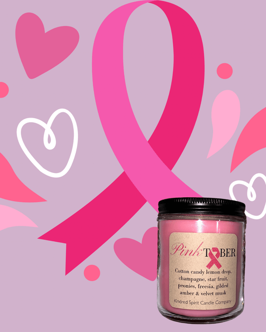 The Illuminating Power of Candles: Shedding Light on Breast Cancer Awareness - Kindred Spirit Candle Company